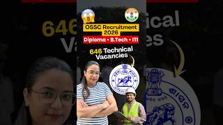 OSSC 646 Technical Vacancy 😳 JE, Draughtsman & Tracer Jobs