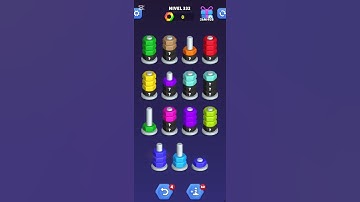 NUT SORT - LEVEL 332 #games #gaming #nutsort #gameplay #parati #nutsortsolution #androidgames #viral