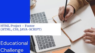 HTML Project  Footer  (HTML, CSS, JAVASCRIPT)  #HTML #CSS #JAVASCRIPT