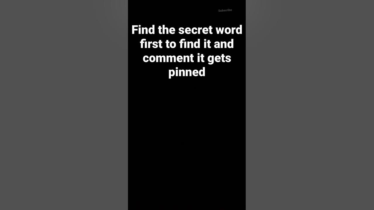 find-the-secret-word-youtube