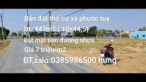2 lô đất thổ cư liền kề || xã phước tuy cần đước Long An.