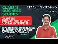 class 11 Bst | chapter 3 | Departmental undertaking | statutory corporations | Government company