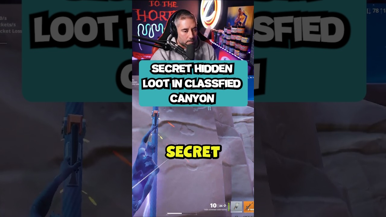 SECRET LOOT ROOM in Classified Canyon 