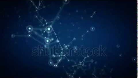 1stock footage an abstract representation of the nodes and connection paths within networks or syste