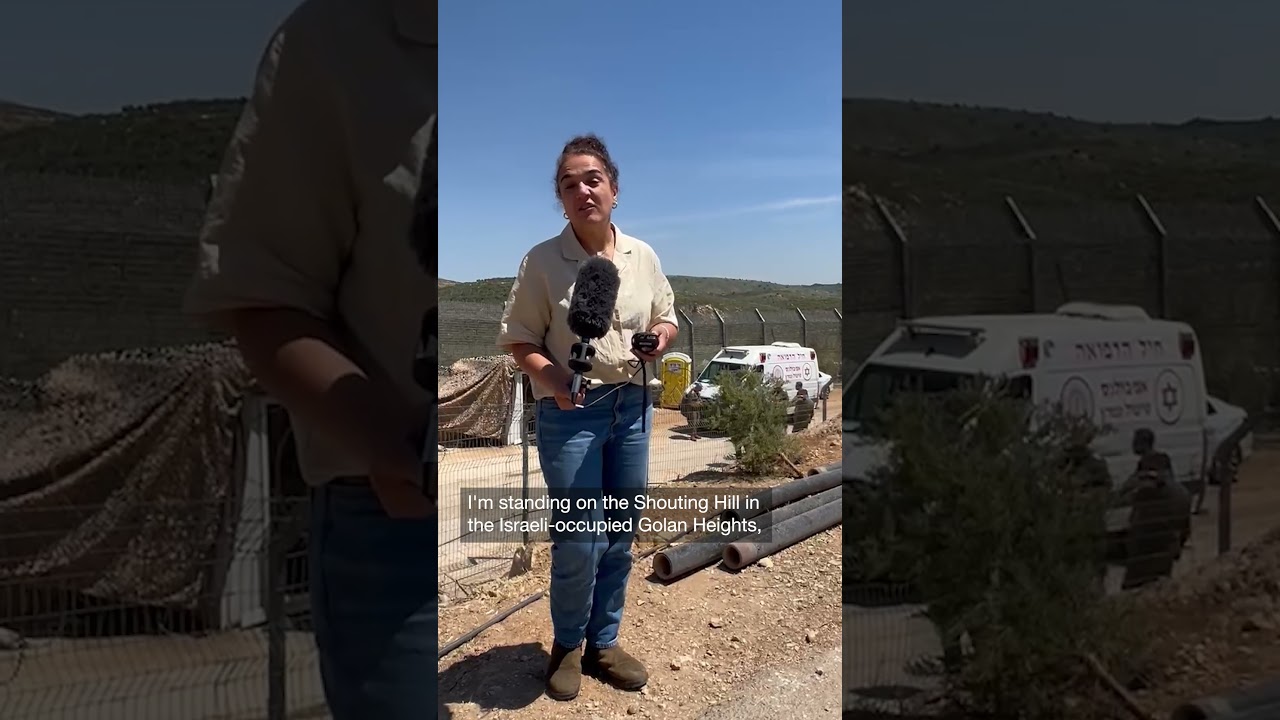 The view from the Druze community in the Golan Heights
