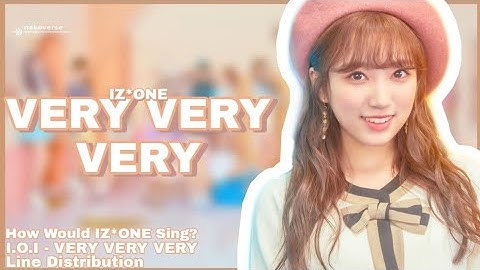 [HOW WOULD IZ*ONE SING?] I.O.I - VERY VERY VERY LINE DISTRIBUTION