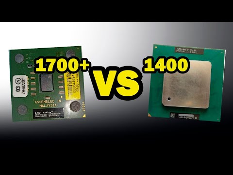 Видео: Intel Pentium III 1400 против  AMD Athlon XP 1700+ битва поколений CPU часть II.