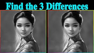 🔥Have you ever seen such a difficult spot the difference gameTry this one! [Find 3 Differences #87】