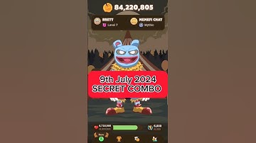MEMEFI SECRET COMBO TODAY 9th July #memefi #memeficombo #memefidailycombo #cryptoairdrop #dailycombo