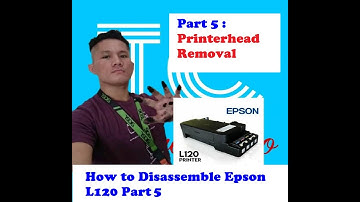 How to Disassemble an Epson L120(Part 5:Printerhead Removal)