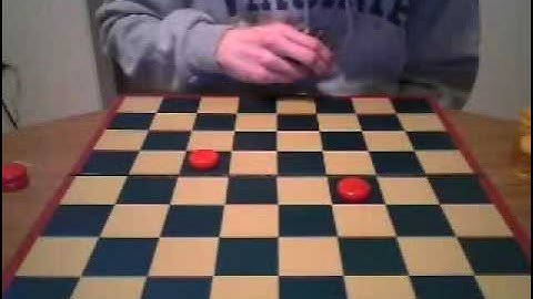 Basic checkers formations and positions