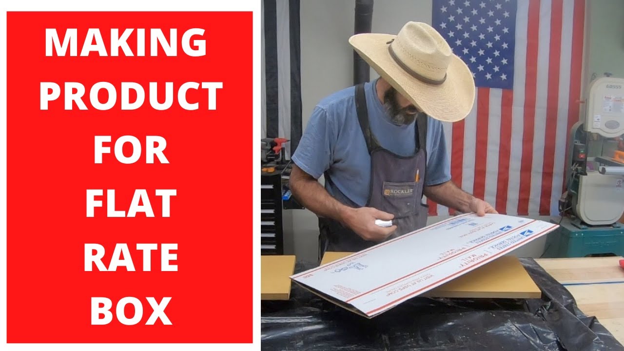 MAKING PRODUCT FOR FLAT RATE BOX YouTube