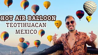 Chasing Sun  in Hot Air Balloon | Teotihuacan | Mexico | Restaurante La Cueva | Mexico Series Finale