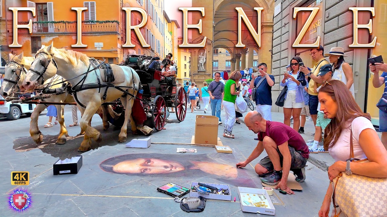 FLORENCE ITALY ✨ Majestic & elegant / Tuscany Walking Tour 4K Shopping, look, eat & go