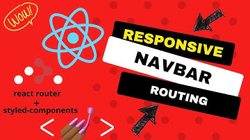 Fully Responsive Navbar in React js  || creating responsive navbar in react using Styled Component