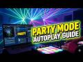 How to use autoplay mode in LaserOS? Creating playlists for a party!