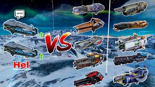 WR🔥 Hel VS Heavy Weapon Comparisons |WAR ROBOTS|