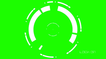 Lock on Target - green screen animation | 1080p