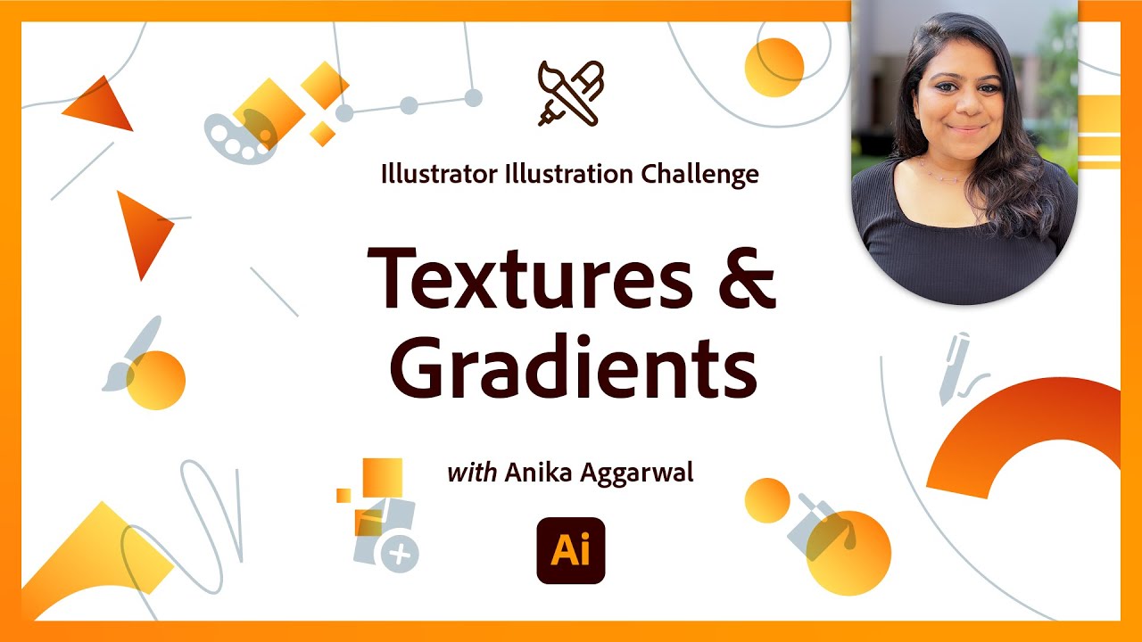 Textures & Gradients | Illustrator Illustration Challenge