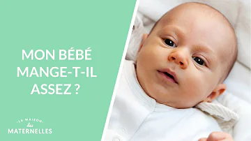 Quand s'inquiéter si bébé mange moins ?