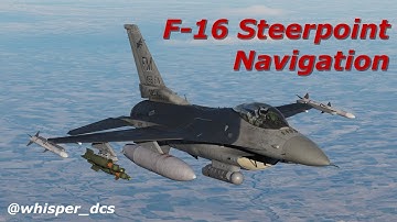 DCS World: F-16 Steerpoint Navigation Tutorial