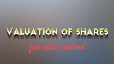Valuation of shares- Fair value Method problem with solution Explain in Tamil