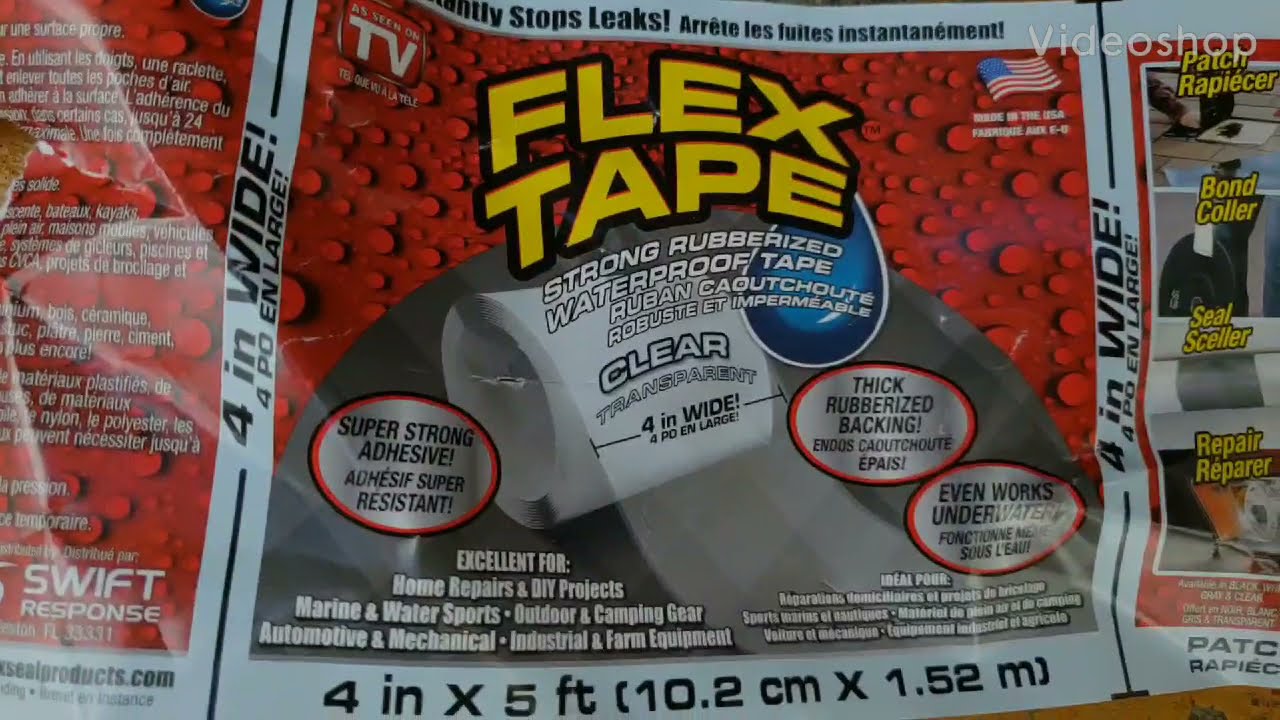 Flex Tape review can it fix a garden hose leak? YouTube