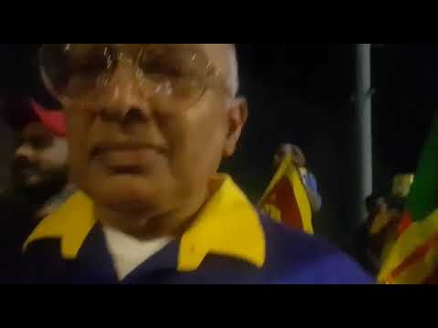 Raw footage of Sri Lankan fans enjoying themselves after the 5th T20 win against Australia