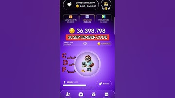 GEMZ DAILY CODE TODAY 30 SEPTEMBER | DAILY MYSTERYS