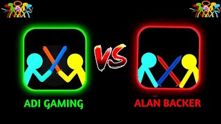 SUPREME DUELIST STICKMAN  ADI GAMING VS ALAN BECKER  #stickman #gaming #animation #fun@alanbecke