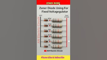 Zener Diode Using For Fixed Voltage Regulator | #diode #zenerdiode #circuit #resistor #shorts