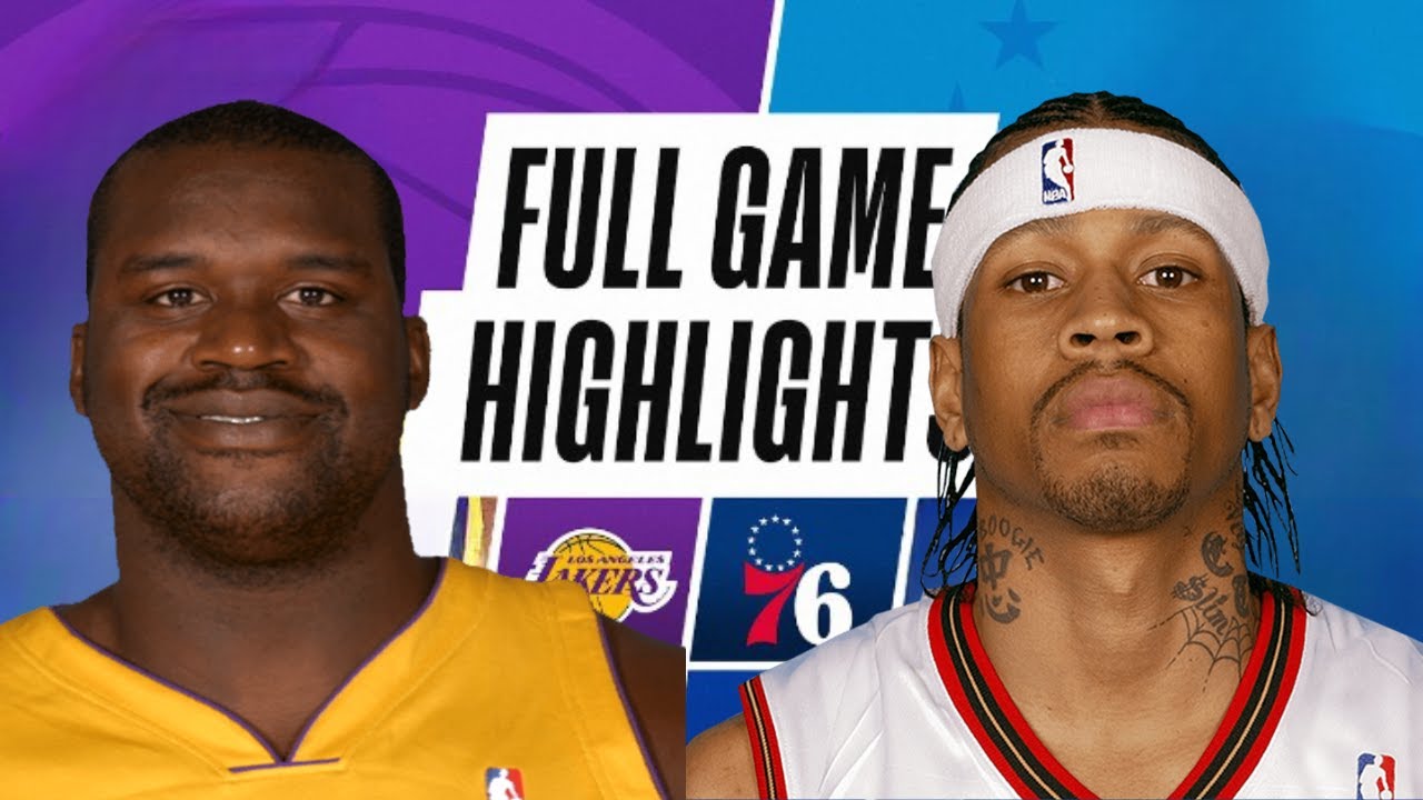 (NBA Finals 2001) Philadelphia 76ers vs Los Angeles Lakers - Full Game ...