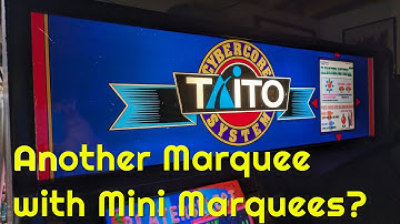 Installing Taito CyberCore marquee in my Dynamo HS-5 cabinet