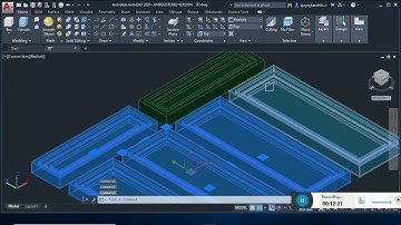 Windows Projection in AutoCAD 3D in 3D house| Make 3D Window projection| Civil Boys