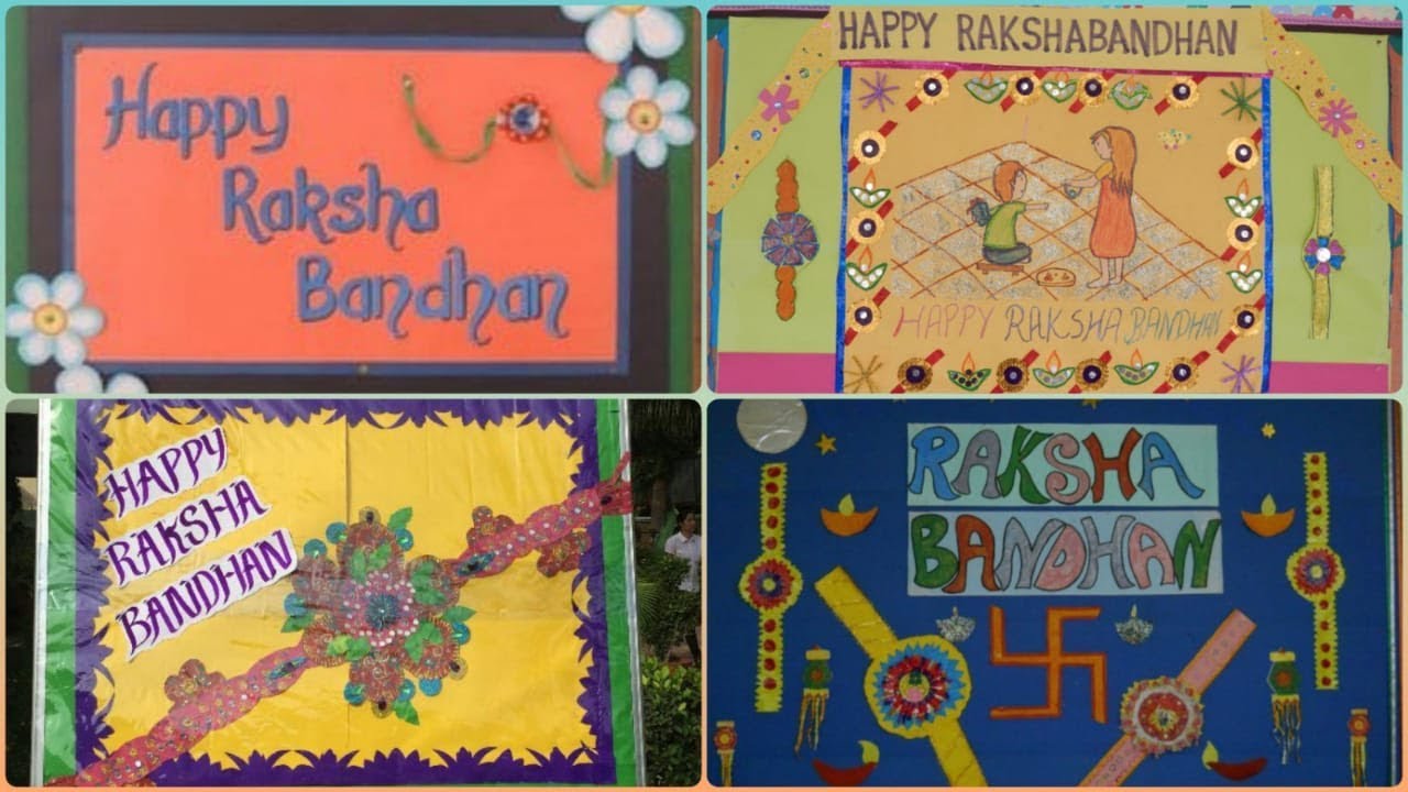 School Chart On Raksha Bandhan