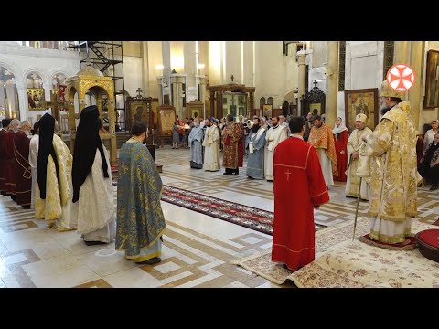 ყოვლადწმინდა სამების სახელობის საპატრიარქო ტაძარში საკვირაო  მსახურება აღევლინა (31.07.2022)