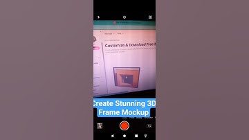 Design 3D Picture Frame Mockup Fast in 1 Min