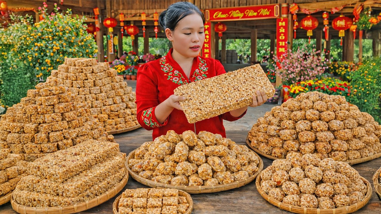 How to Make Crispy Peanut Candy for Lunar New Year 2026 - Traditional Recipe | Trieu Mai Huong