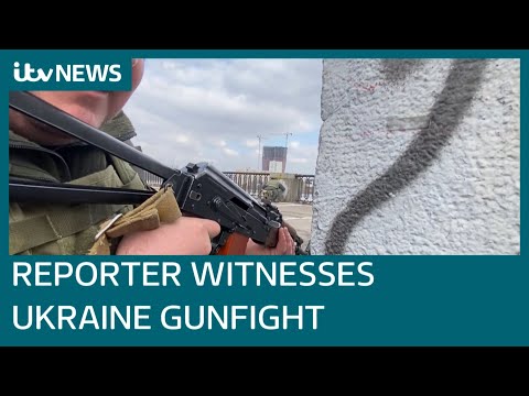 ITV News witnesses fighting between Ukrainian and Russian troops closing in on Kyiv | ITV News
