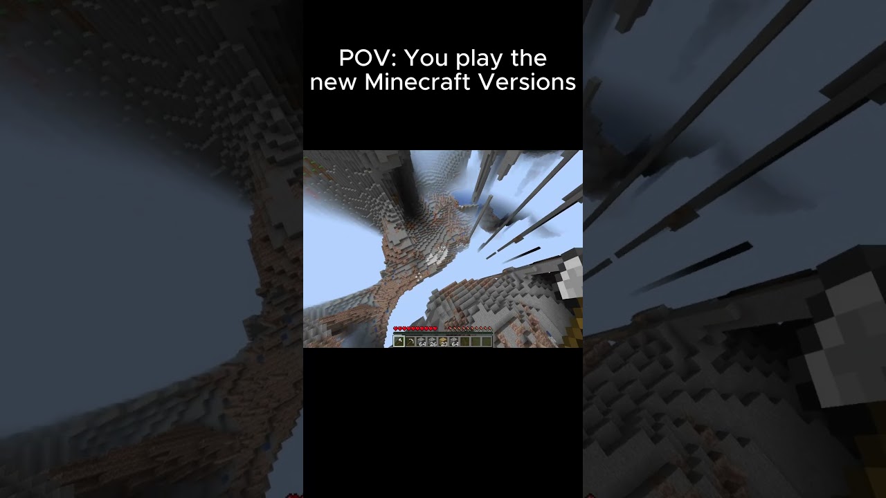 Old vs New Minecraft Caves