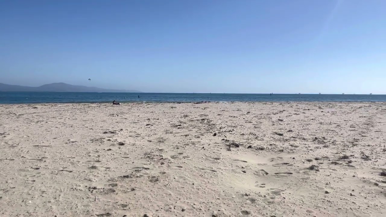 360 of sandbar break during Santa Barbara kayak.