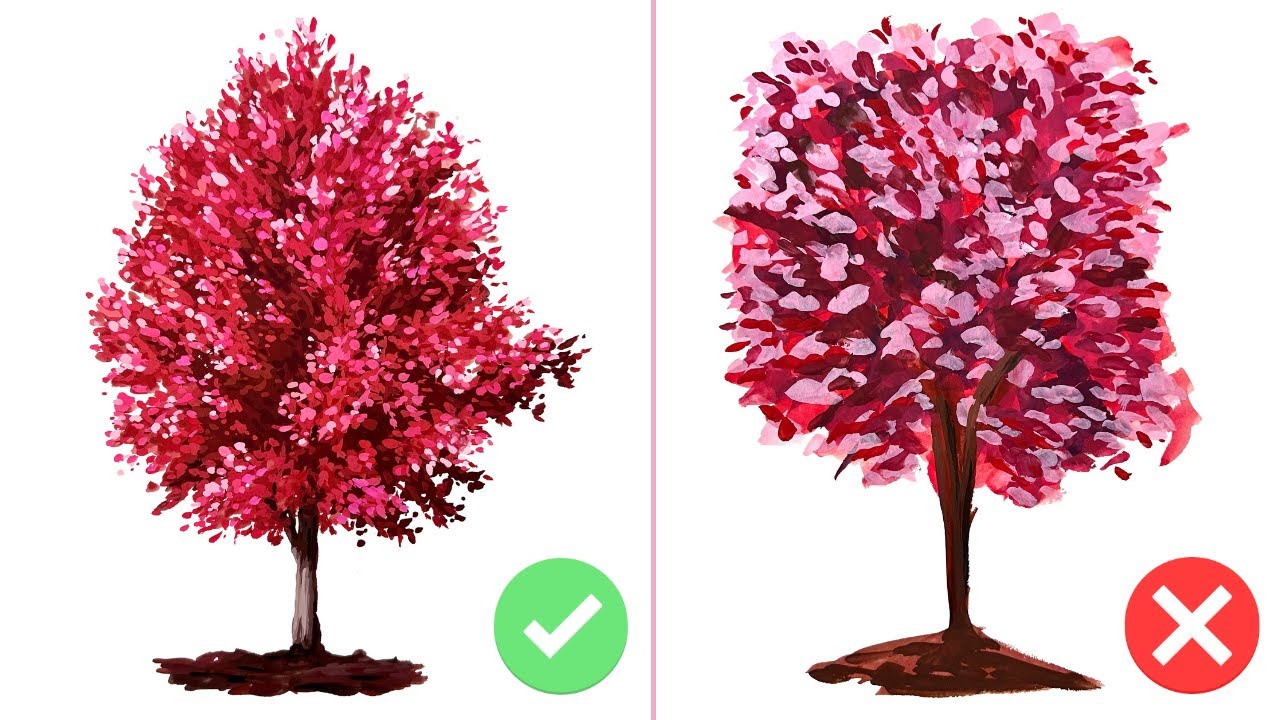 How to Paint Australian Trees in Gouache