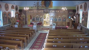 MONDAY OF THE HOLY SPIRIT, Orthros & Divine Liturgy, Archbishop Soterios Presiding