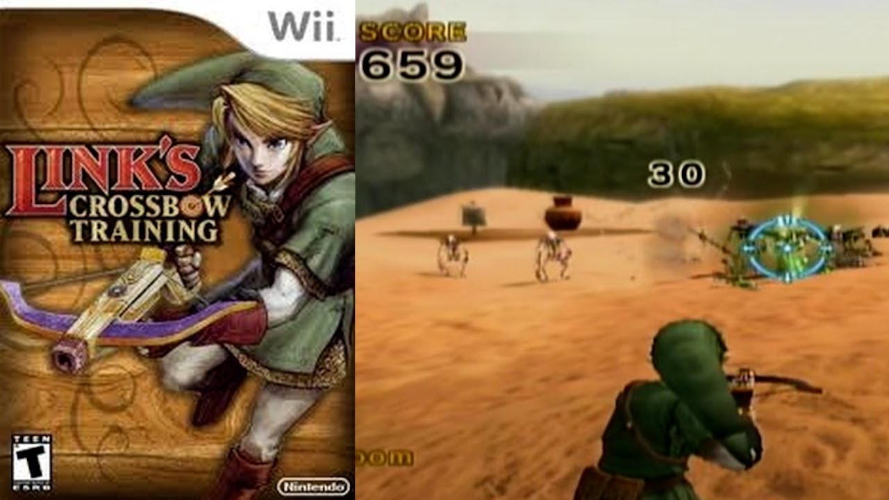 Legend of Zelda Link's Crossbow Training disc Wii