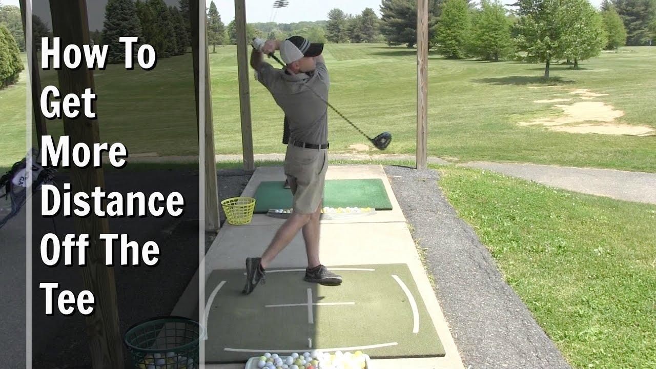 GOLF How To Get More Distance Off The Tee YouTube