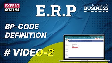 Definition of Business Partners | ERP systems | Vendor/Customer Definition | Expert Systems ERP