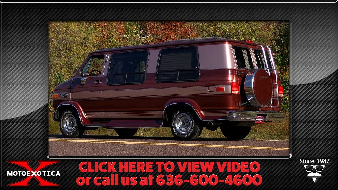 1991 Chevrolet G20 Conversion Van For Sale