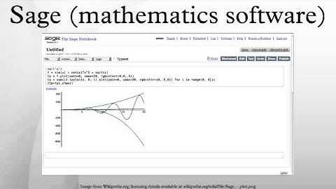 Sage (mathematics software)