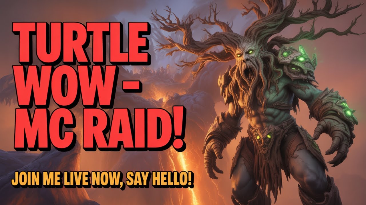 [V] TURTLE WORLD OF WARCRAFT | DRUID (MC RAID TODAY!) | AMBERSHIRE 