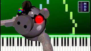 Piggy ROBLOX - Broken Robby Theme (Piano Tutorial Easy)